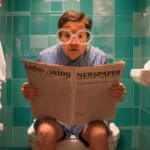 Pasta o profesorze na uczelni w kabinie